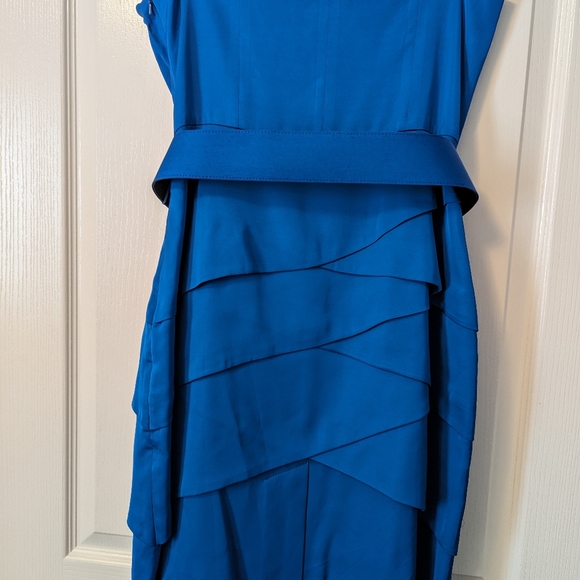 👗Trina Turk Strapless Peacock Blue Cocktail Dress- Size 10 - Picture 10 of 10